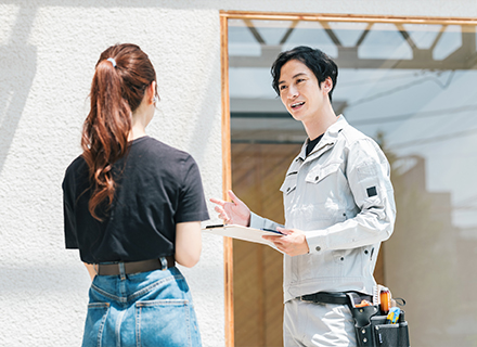 点検後も、しっかりご説明！